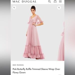 Mac Duggal Rose Evening Gown NWT